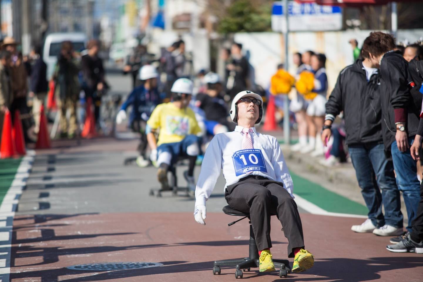 Office Chairs Racing! - Tdub Photo